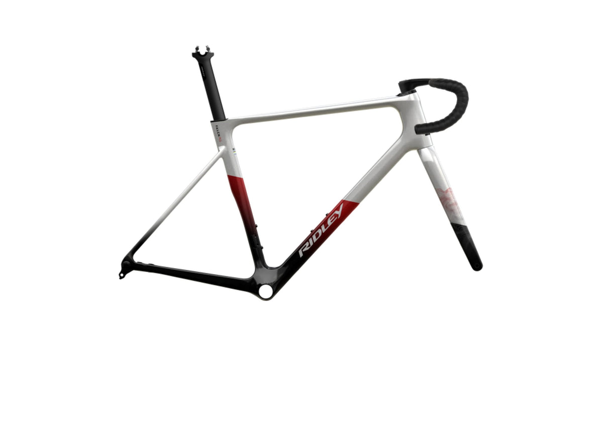 Ridley Falcn RS 2.0 Frameset – Silver / Black / Candy Red Metallic
