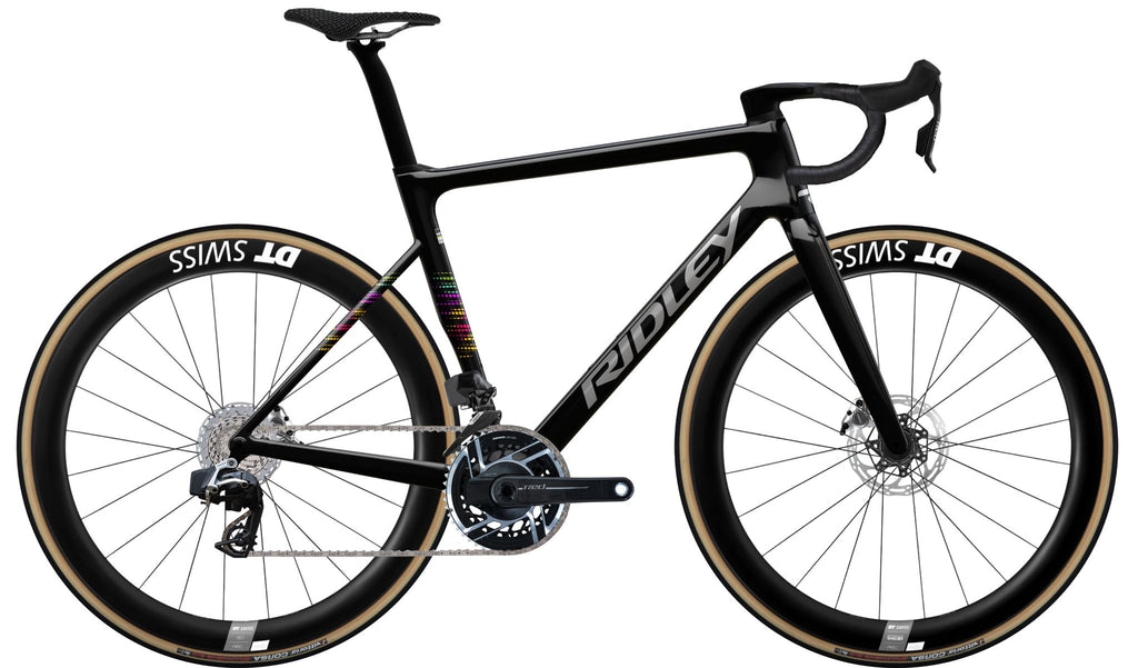 Ridley Falcn RS Frameset – UD Carbon / Silver / Neon