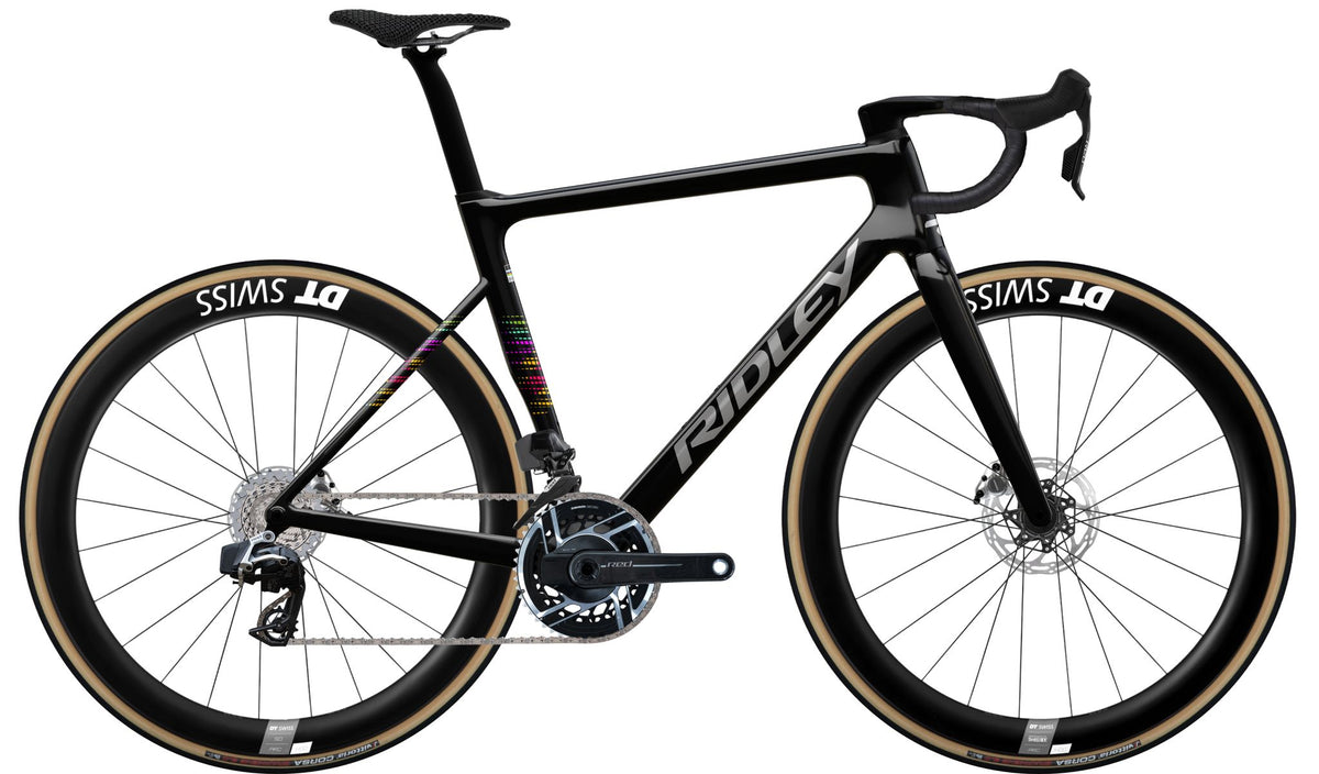 Ridley Falcn RS Frameset – UD Carbon / Silver / Neon