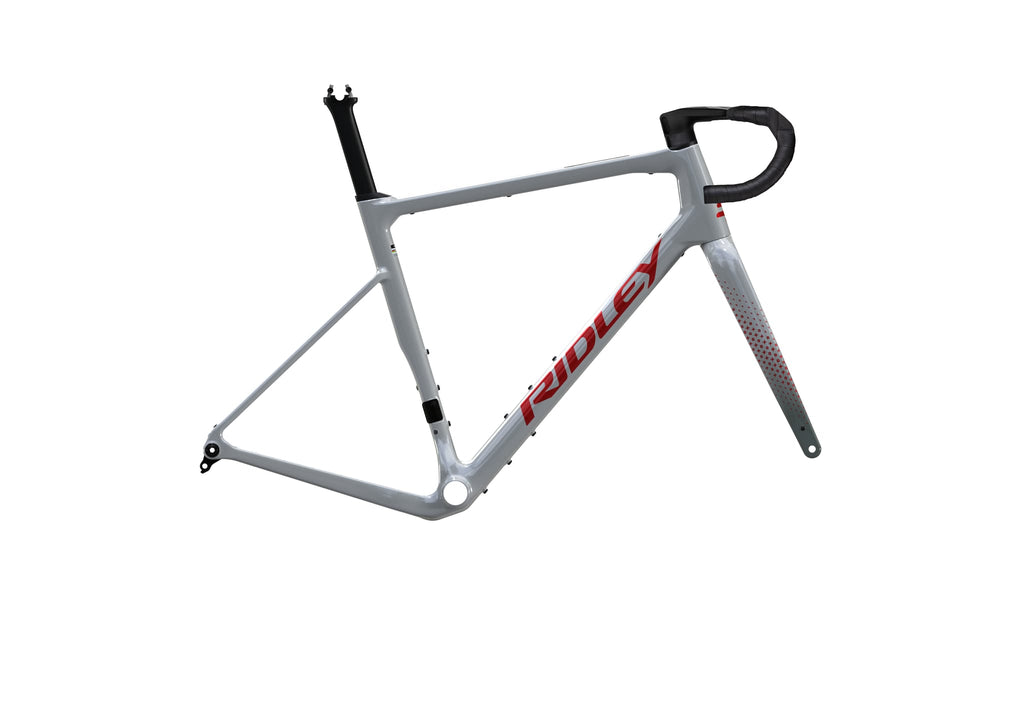Ridley Grifn RS Road Frameset – Battleship Grey / Candy Red Metallic