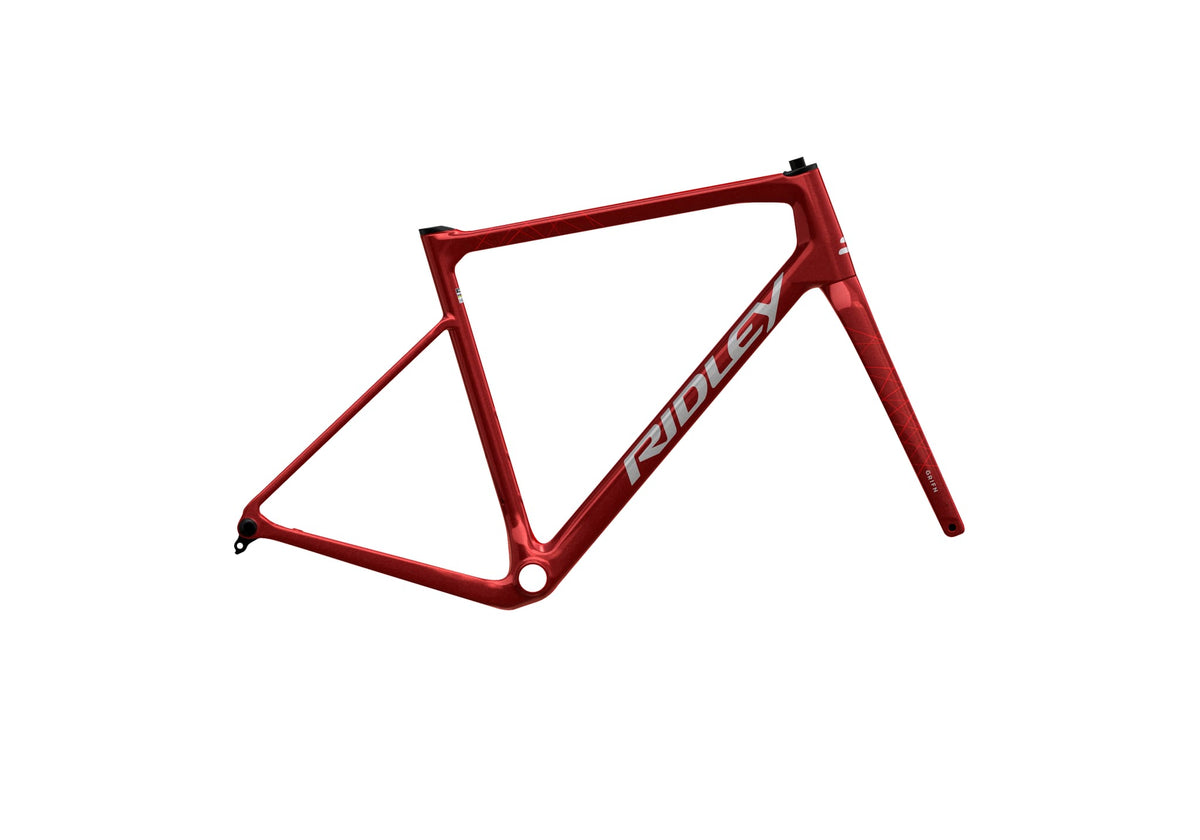 Ridley Grifn Road Frameset – Candy Red Metallic Silver