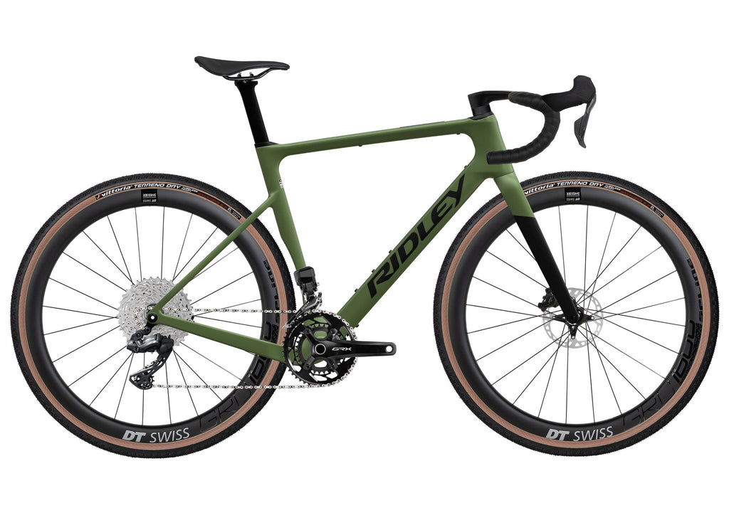 Ridley ASTR RS Shimano GRX800 DI2 2x – Crocodile Green / UD Carbon