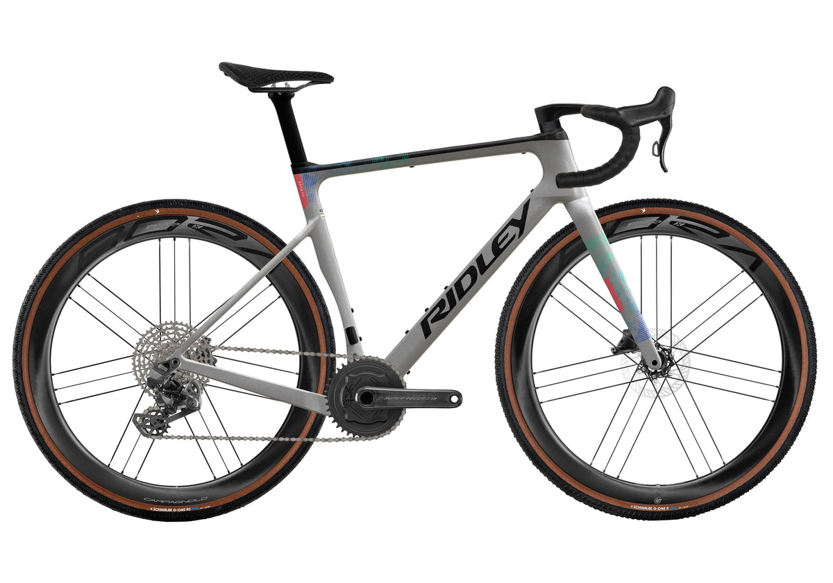 Ridley ASTR RS Campagnolo Super Record X 1x13 – Silver / Black / Neon Blue-Green