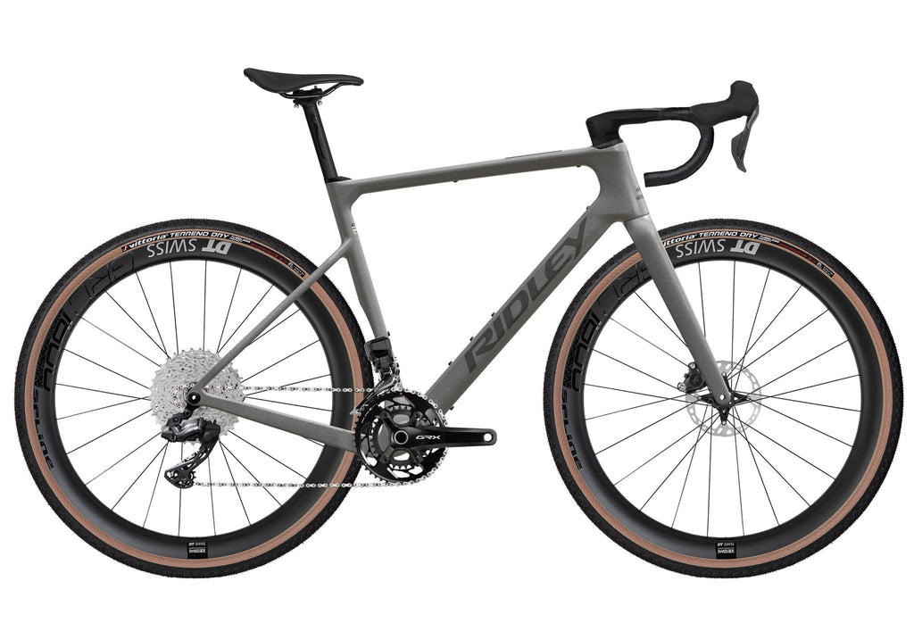 Ridley ASTR Shimano GRX800 DI2 2x – Empress Grey / Anthracite Metallic