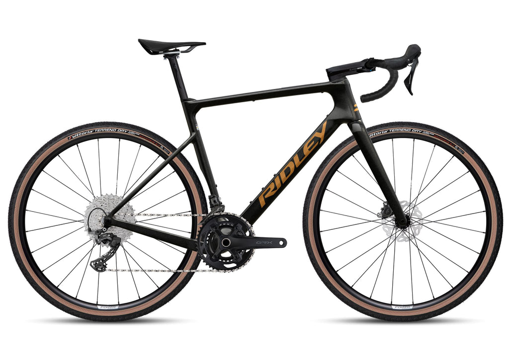Ridley ASTR Shimano GRX600 2x12 – Black Metallic / Bronze Gold