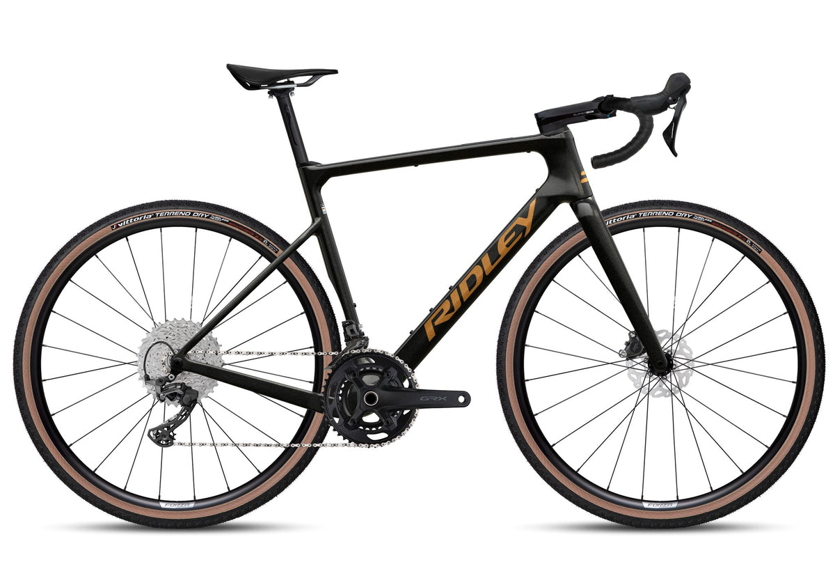 Ridley ASTR Shimano GRX600 2x12 – Black Metallic / Bronze Gold