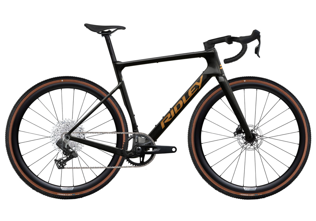 Ridley ASTR SRAM Rival XPLR 1x13 – Black Metallic / Bronze Gold