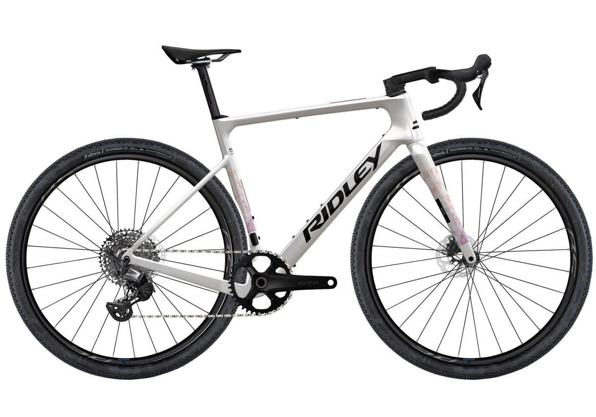 Ridley ASTR Shimano GRX600 1x12 – Pearl White / Black / Peach