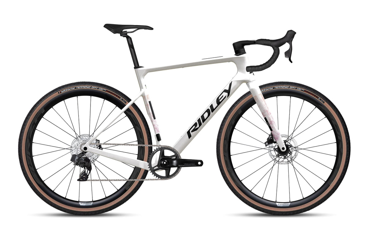 Ridley ASTR Shimano GRX600 2x12 – Pearl White / Black / Peach