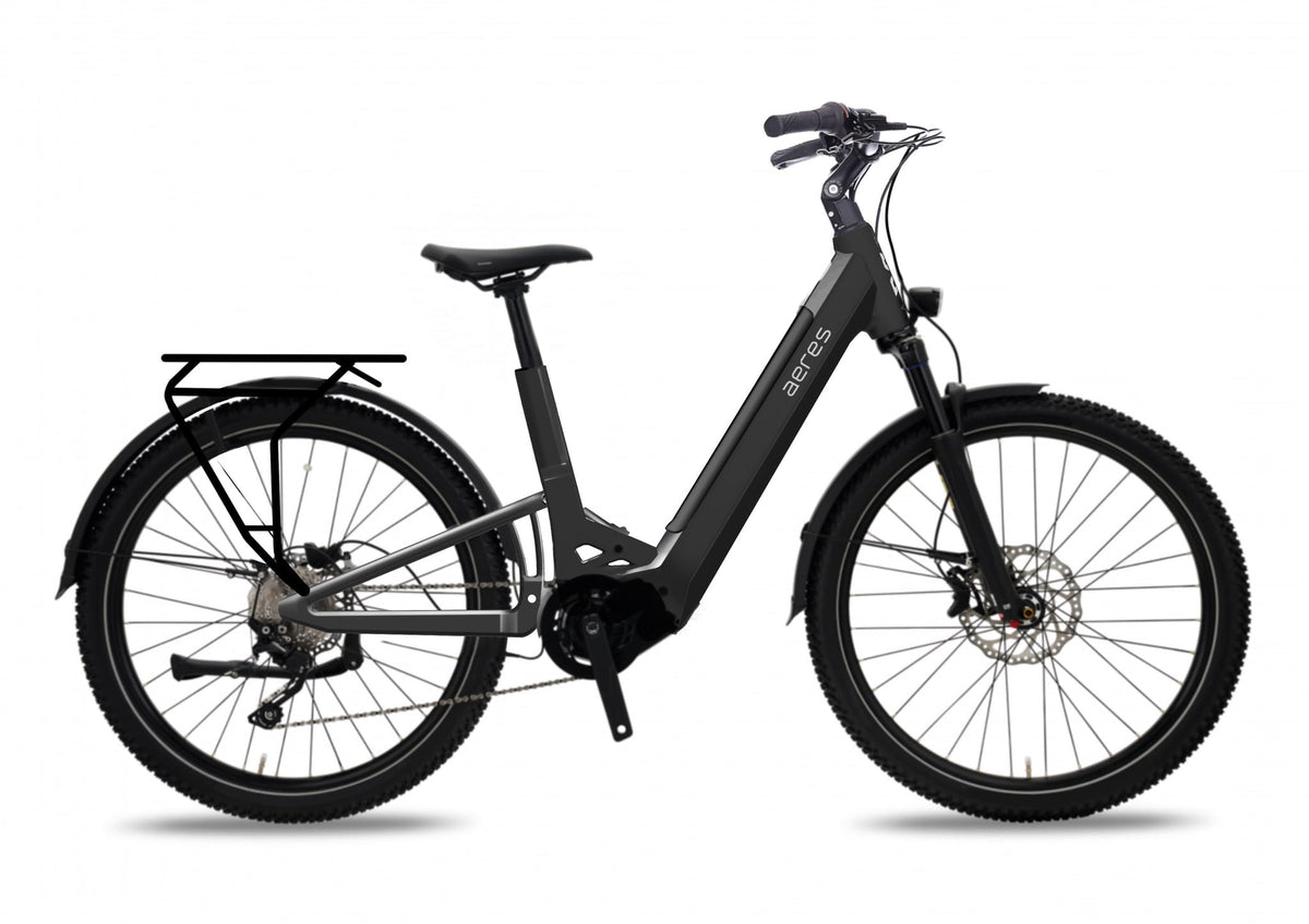 Aeres Brussels Full Suspension PX 11 - Shimano Cues 11sp – Black Metallic