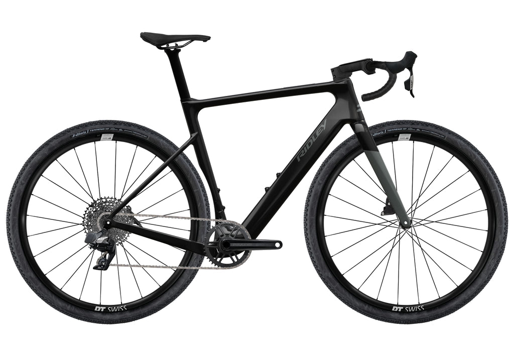 Ridley E-ASTR SRAM Apex XPLR AXS 1x12 – UD Carbon / Dove Grey