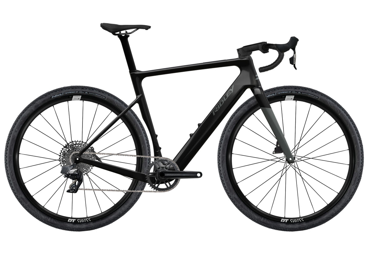 Ridley E-ASTR SRAM Apex XPLR AXS 1x12 – UD Carbon / Dove Grey