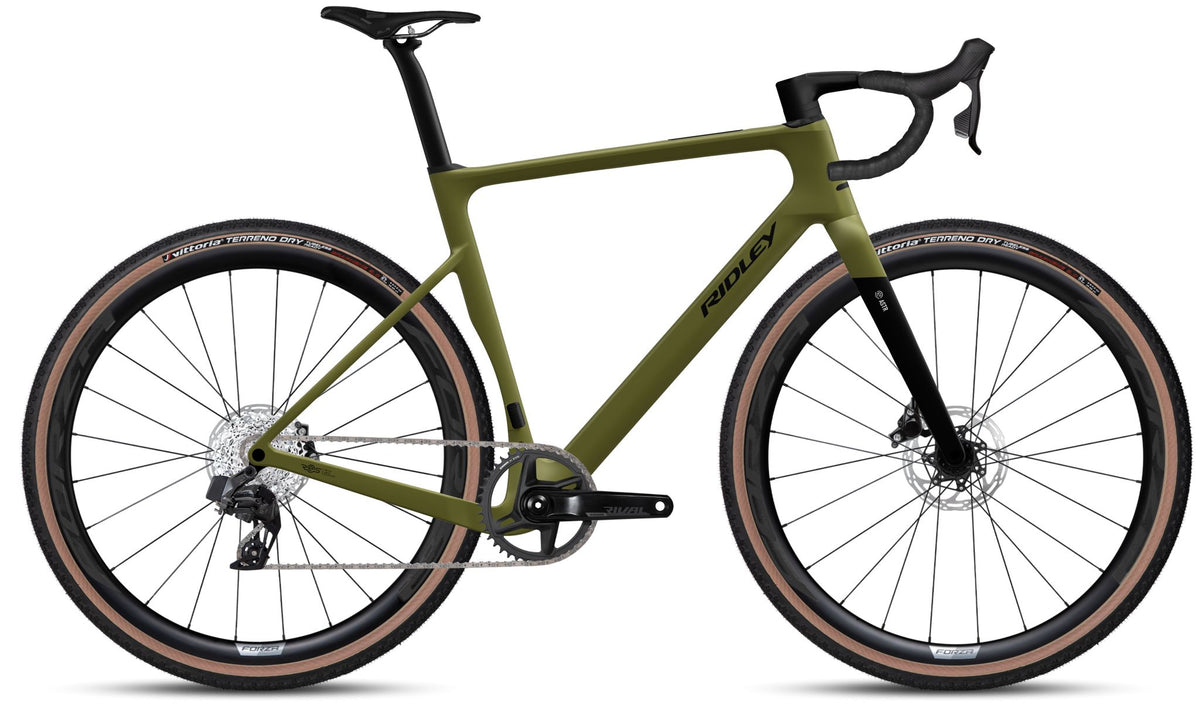 Ridley E-ASTR SRAM Apex XPLR AXS 1x12 – Crocodile Green / UD Carbon