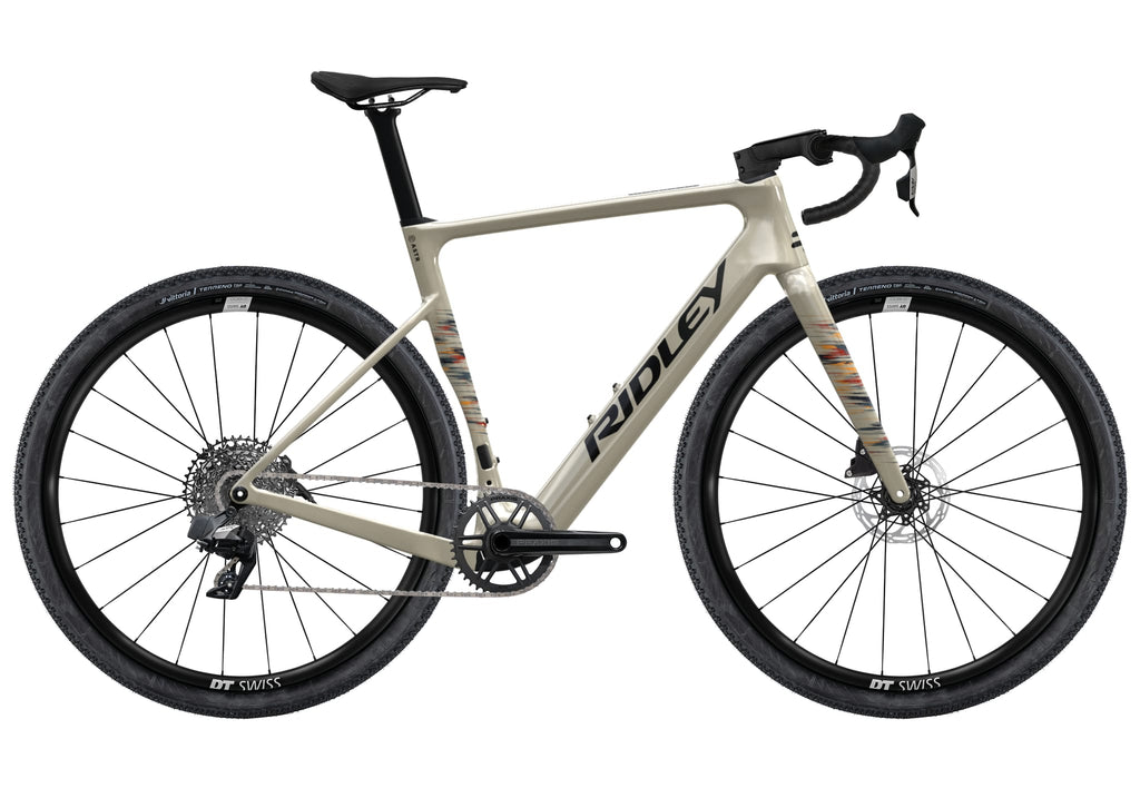 Ridley E-ASTR SRAM Apex XPLR AXS 1x12 – Raw Sugar / Black