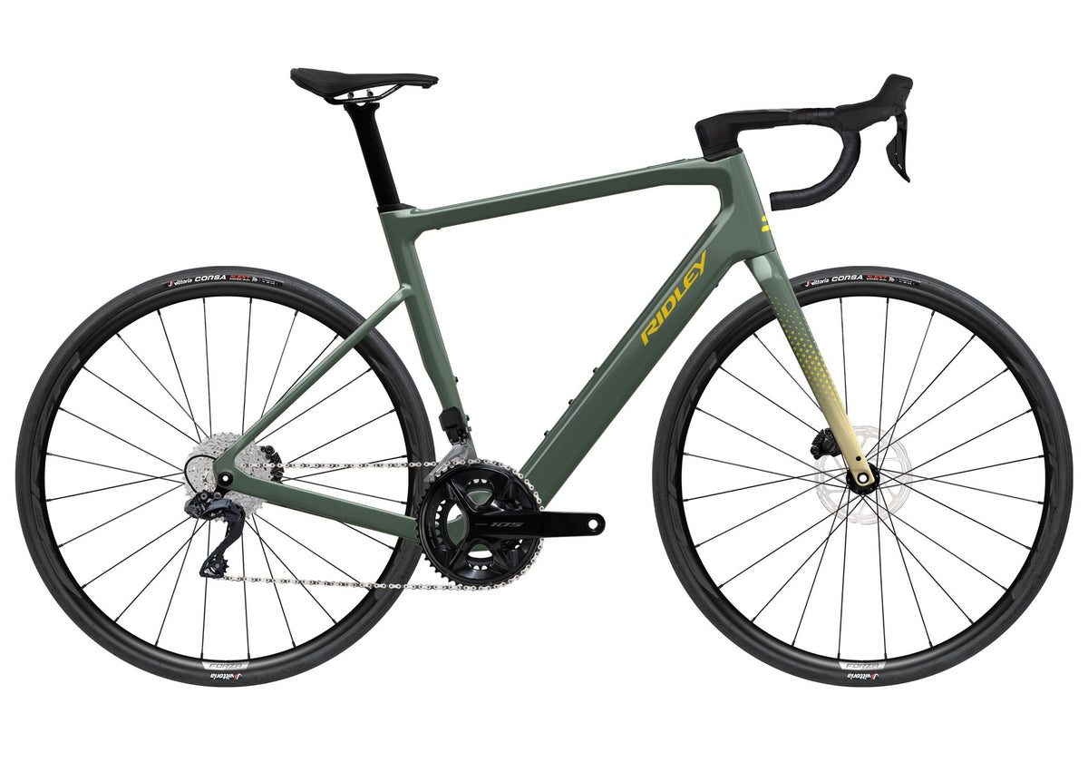 Ridley E-Grifn Road Shimano 105 DI2 2x12 – Green Smoke