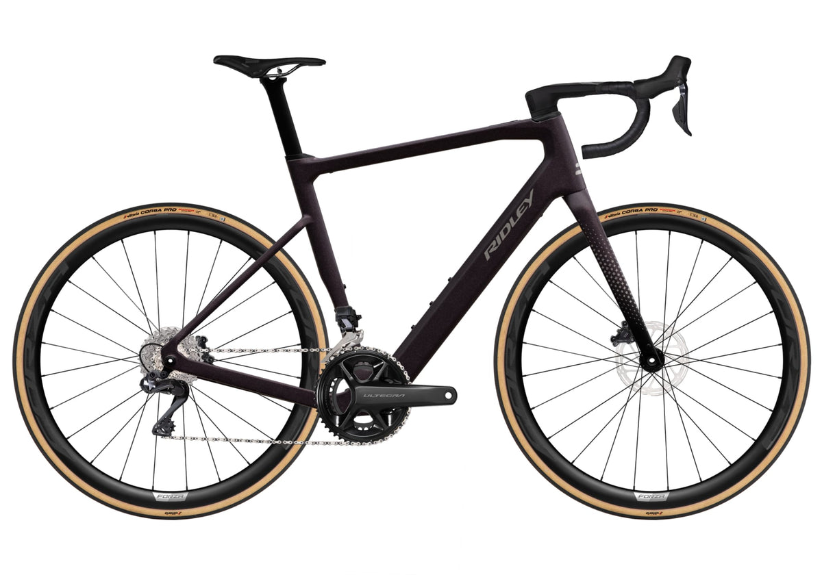 Ridley E-Grifn Road Shimano Ultegra DI2 2x12 – Dark Plum Metallic / Autumn Grey Metallic