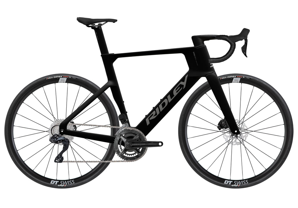 Ridley E-Noah Shimano 105 DI2 2x12 – UD Carbon / Empress Grey Metallic