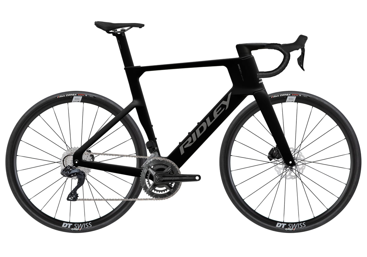 Ridley E-Noah Shimano 105 DI2 2x12 – UD Carbon / Empress Grey Metallic