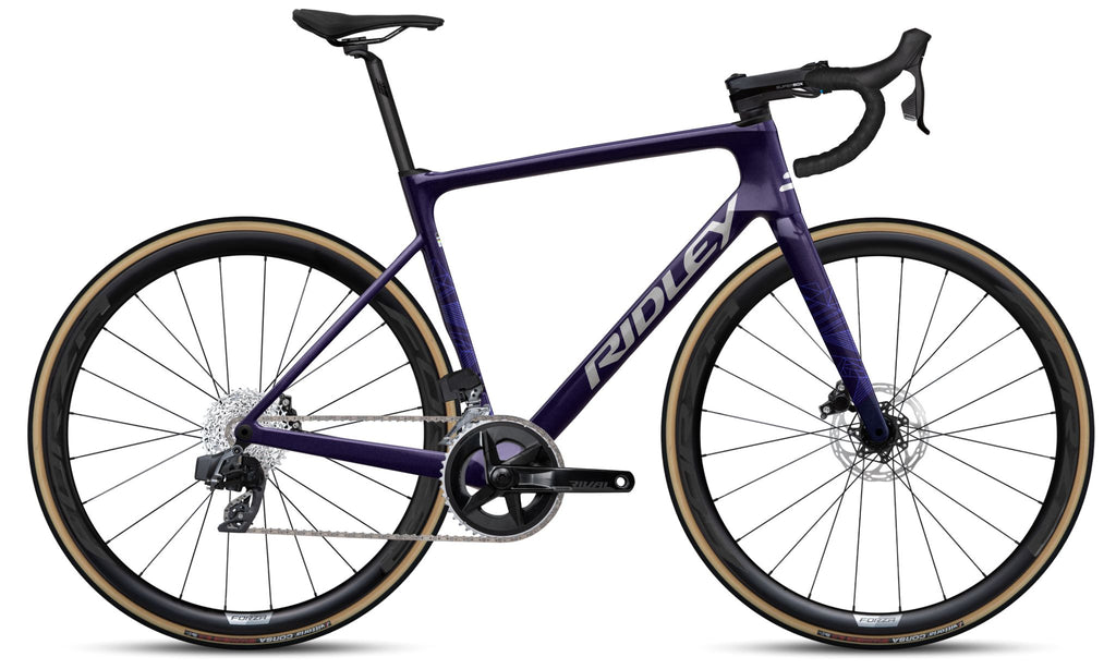 Ridley Falcn Shimano 105 - 2x12 – Dark Indigo / Silver