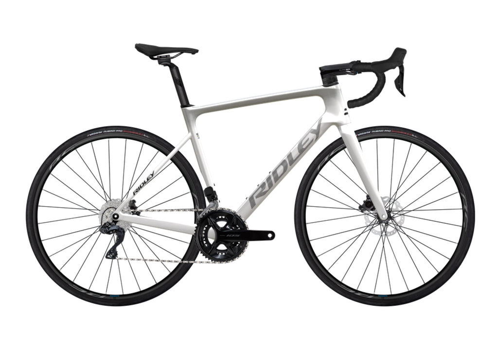 Ridley Falcn Shimano 105 DI2 2x12 – Pearl White / Silver