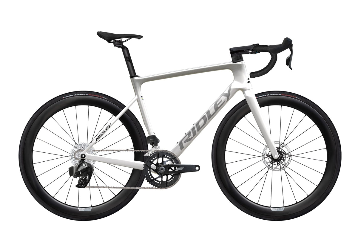 Ridley Falcn SRAM Rival AXS 2x12 – Pearl White / Silver