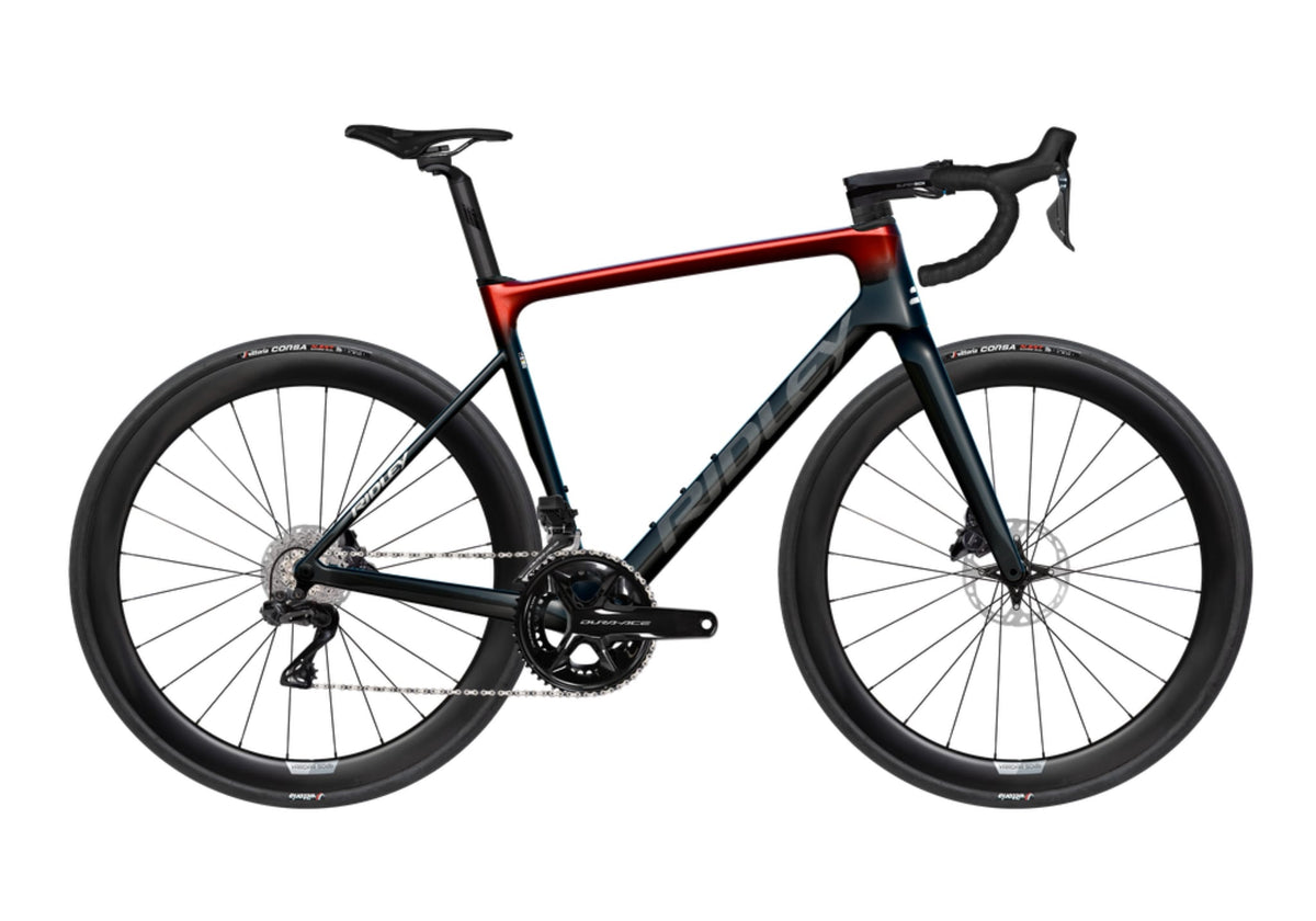 Ridley Falcn Shimano Dura Ace DI2 2x12 – Black / White / Candy Red Metallic