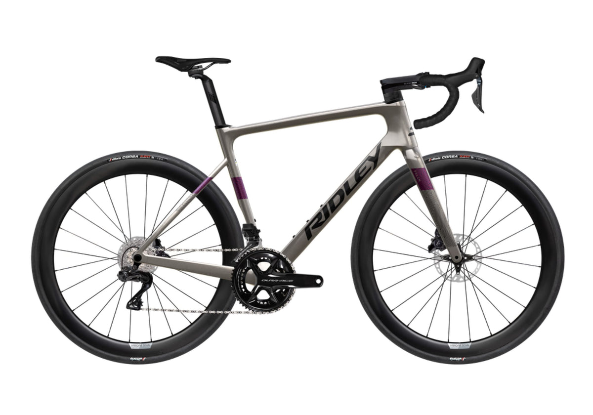 Ridley Falcn Shimano Dura Ace DI2 2x12 – Autumn Grey / Black / Purple