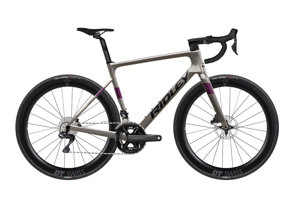 Ridley Falcn Shimano Ultegra DI2 2x12 – Autumn Grey / Black / Purple