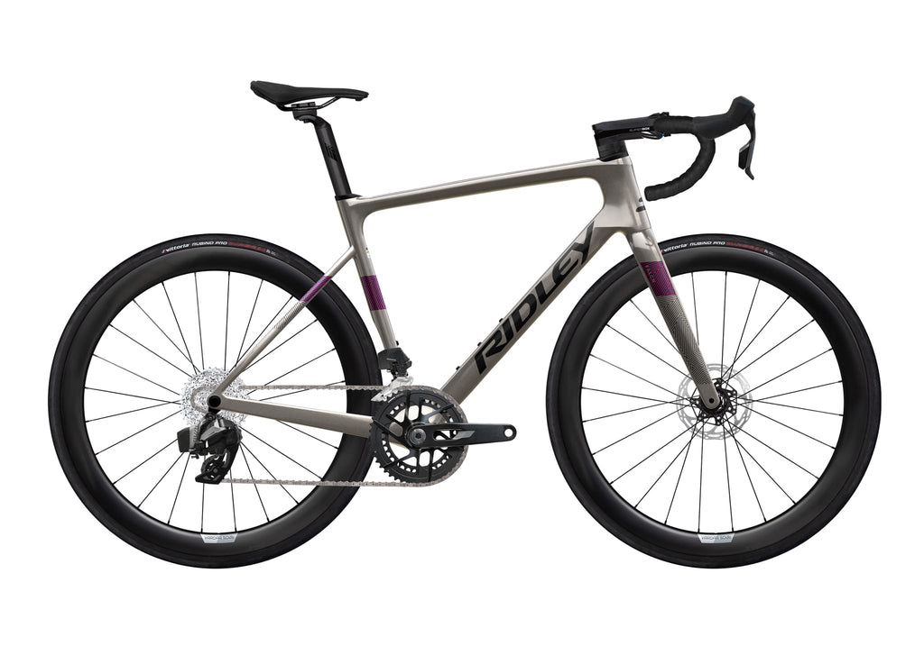 Ridley Falcn SRAM Rival AXS 2x12 – Autumn Grey / Black / Purple