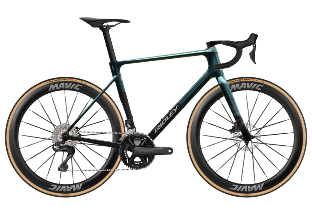 Ridley Falcn RS 2.0 Shimano Ultegra DI2 2x12 – UD Carbon / Peacock Green