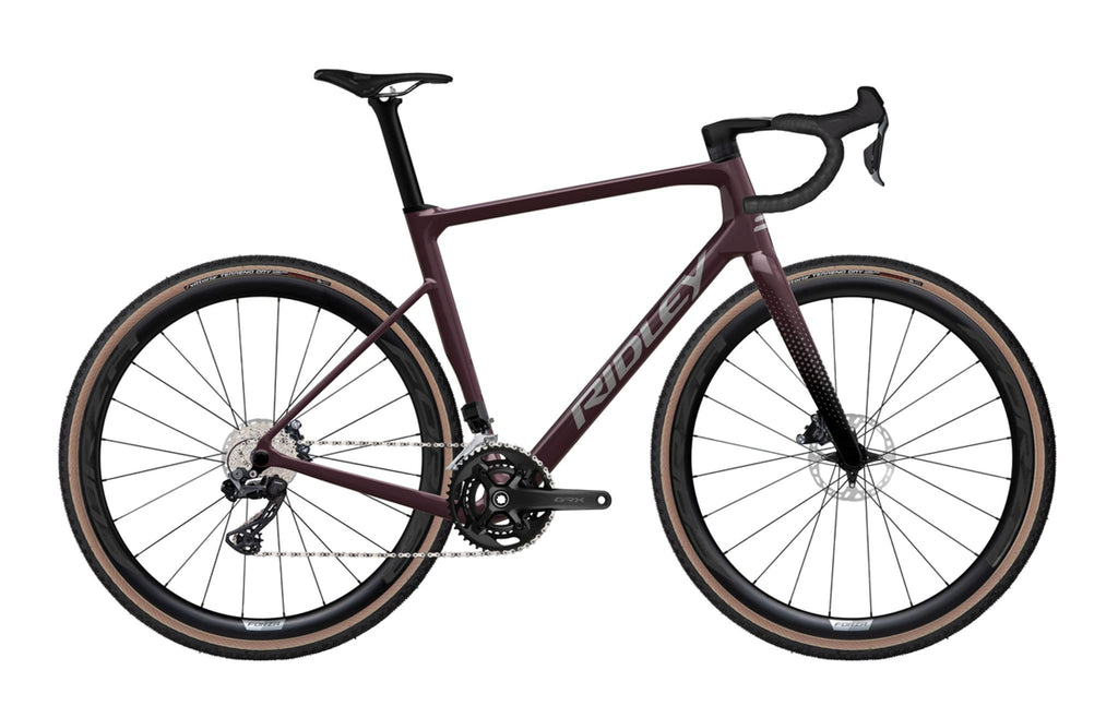Ridley Grifn RS Gravel Shimano GRX800 DI2 2x – Dark Plum Metallic / Autumn Grey Metallic