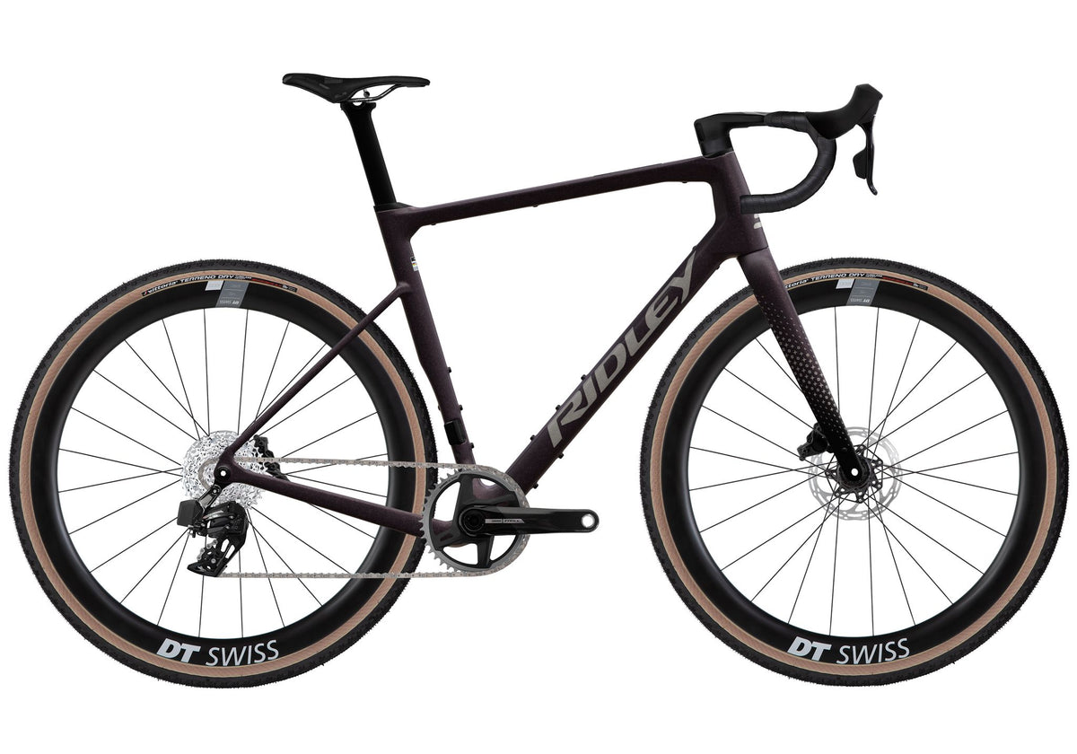 Ridley Grifn RS Gravel SRAM Force XPLR – Dark Plum Metallic / Autumn Grey Metallic