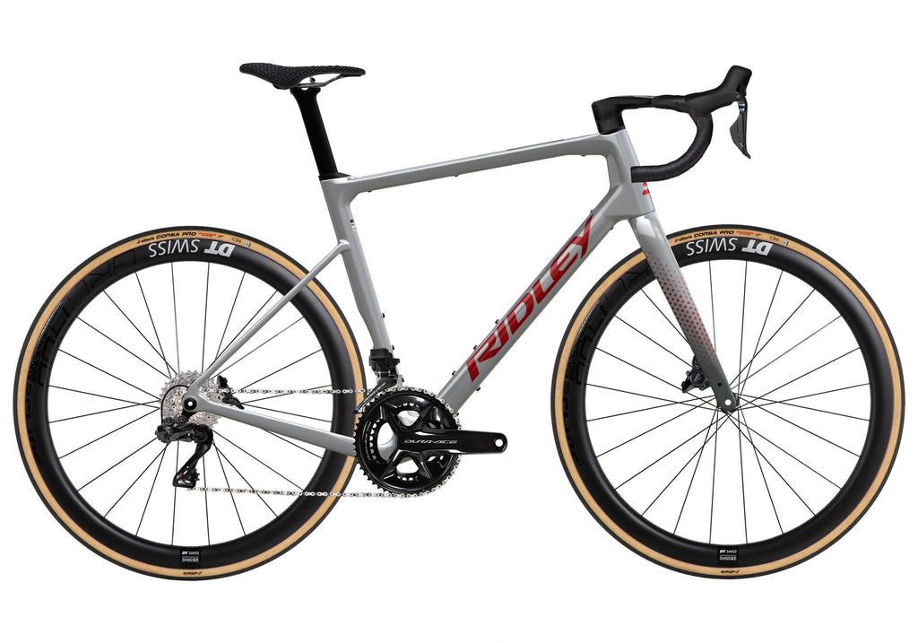 Ridley Grifn RS Road Shimano Dura Ace DI2 2x12 – Battleship Grey / Candy Red Metallic