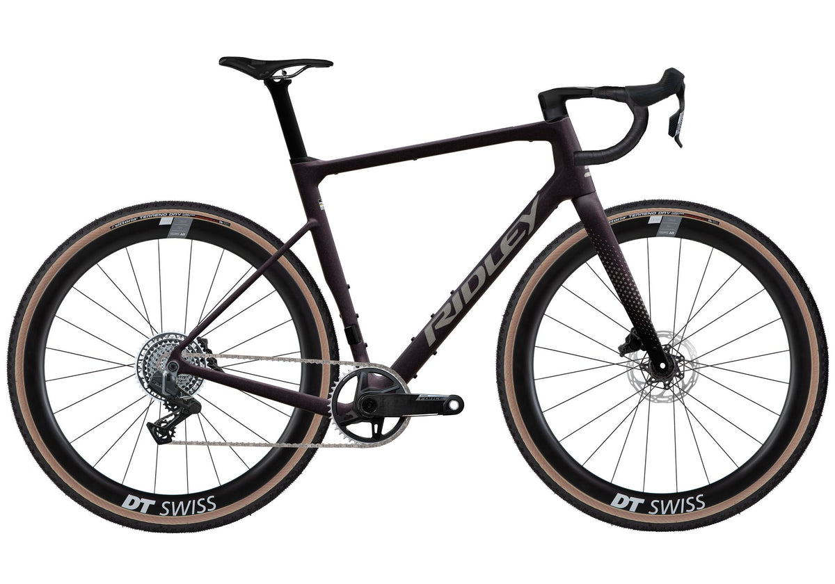 Ridley Grifn RS Gravel SRAM Force XPLR 1x13 – Dark Plum Metallic / Autumn Grey Metallic