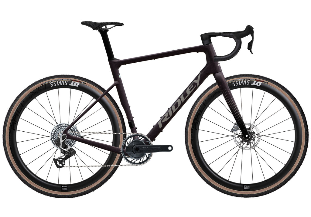 Ridley Grifn RS Gravel SRAM Red XPLR 1x13 – Dark Plum Metallic / Autumn Grey Metallic