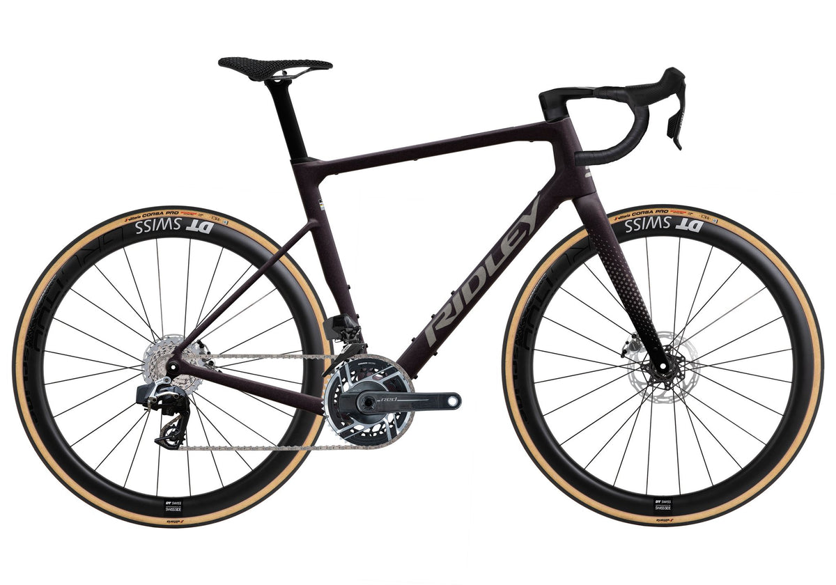 Ridley Grifn RS Road SRAM Red AXS 2x12 – Dark Plum Metallic / Autumn Grey Metallic
