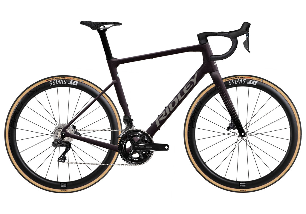 Ridley Grifn RS Road Shimano Dura Ace DI2 2x12 – Dark Plum Metallic / Autumn Grey Metallic