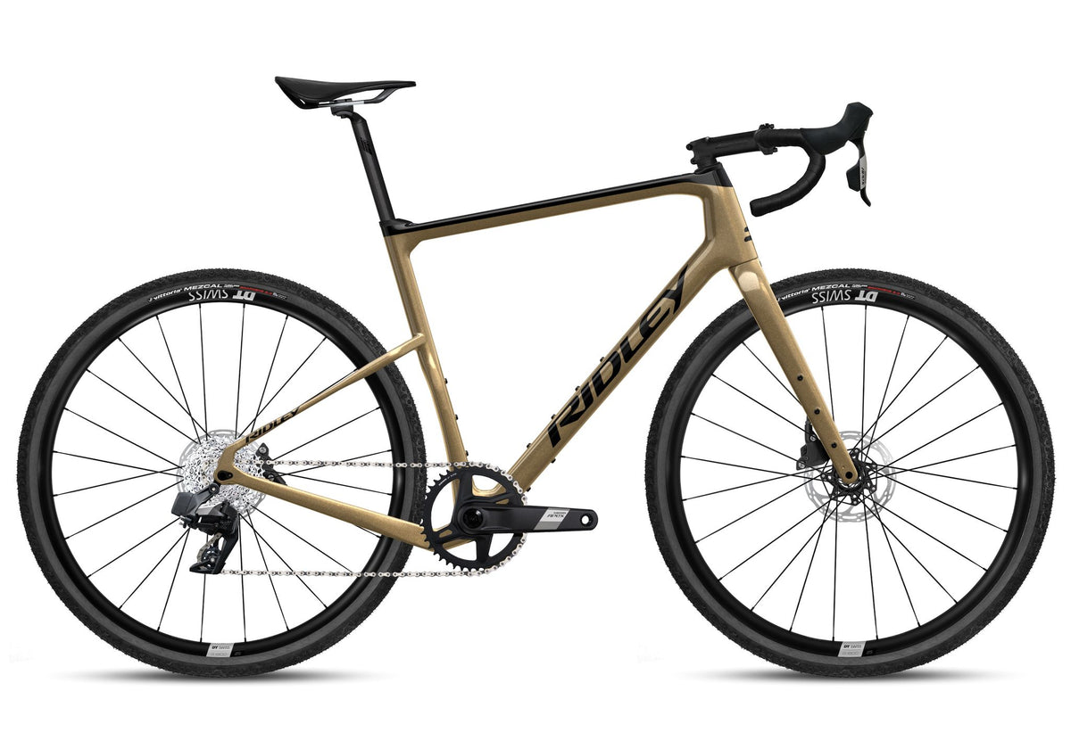 Ridley Kanzo Adventure SRAM Apex XPLR AXS 1x12 – 2026 – Desert Dune Metallic / Black Metallic