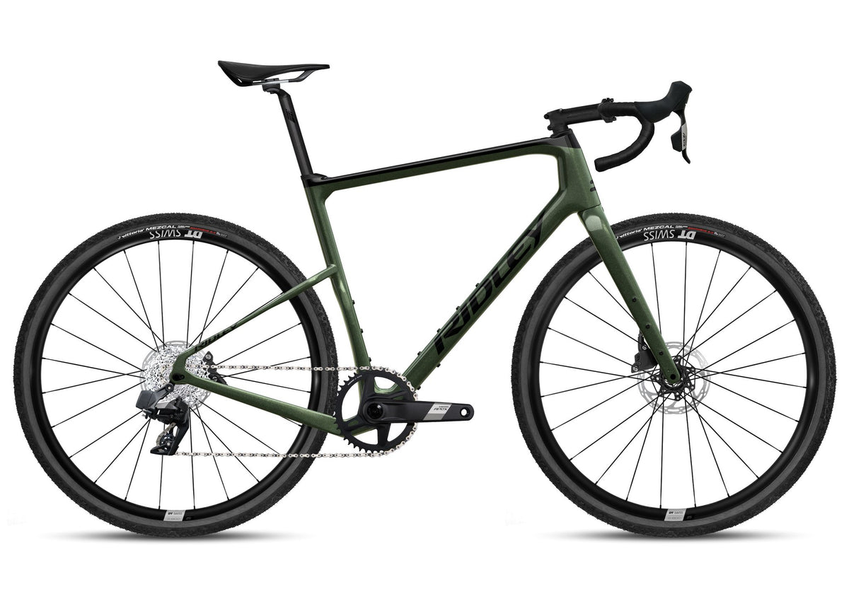 Ridley Kanzo Adventure SRAM Apex XPLR AXS 1x12 – 2026 – Army Green Metallic / Black