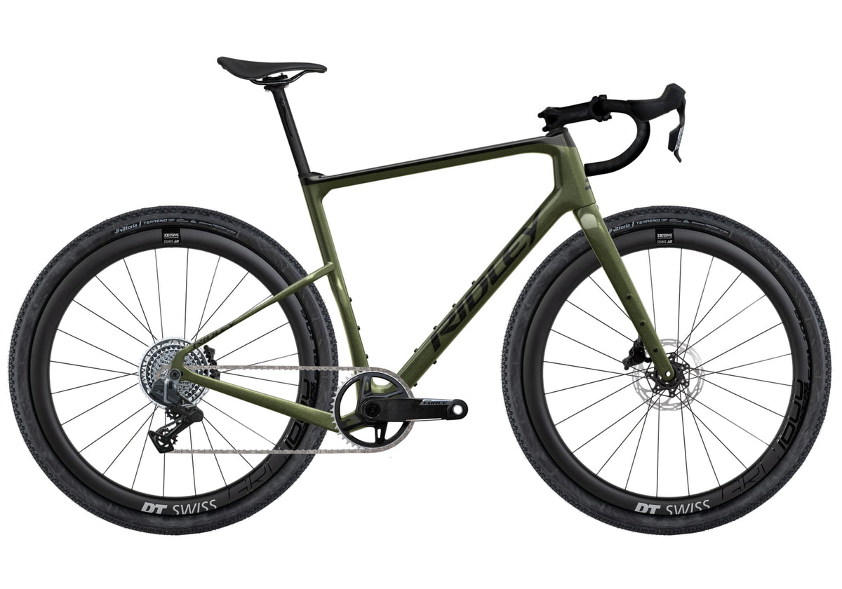 Ridley Kanzo Adventure SRAM Force XPLR 1x13 – Army Green Metallic / Black