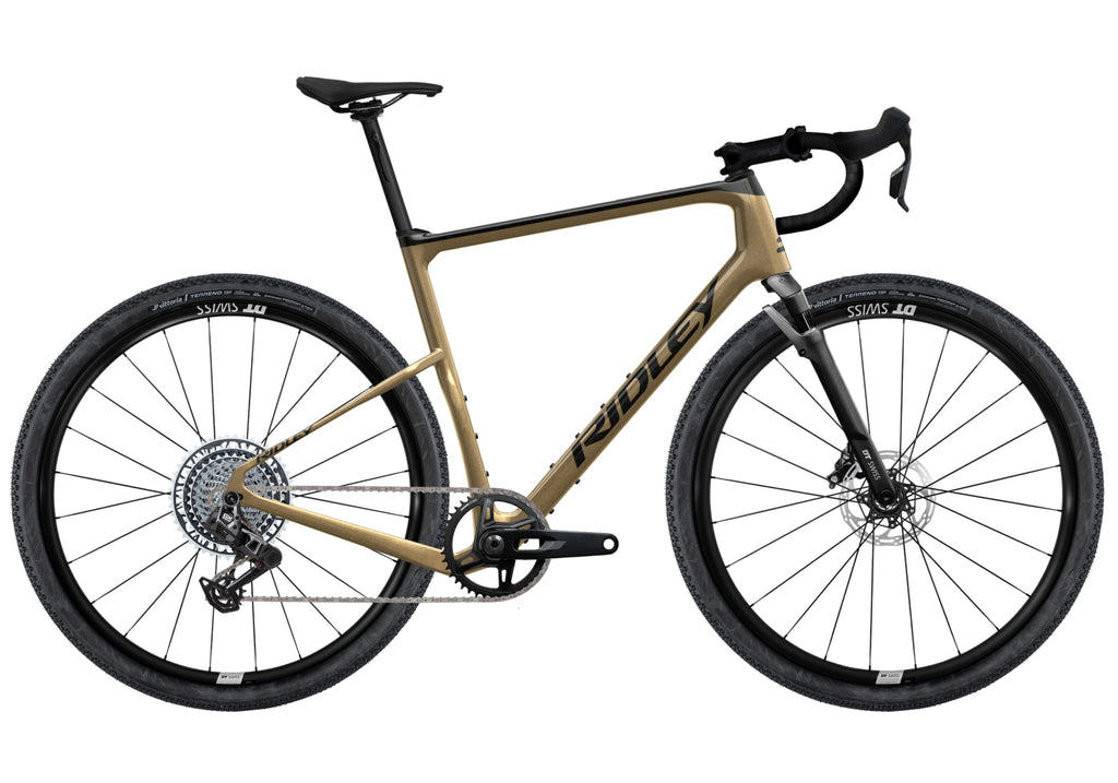 Ridley Kanzo Adventure SRAM Rival AXS - Transmission GX 1x12 – Desert Dune Metallic / Black Metallic