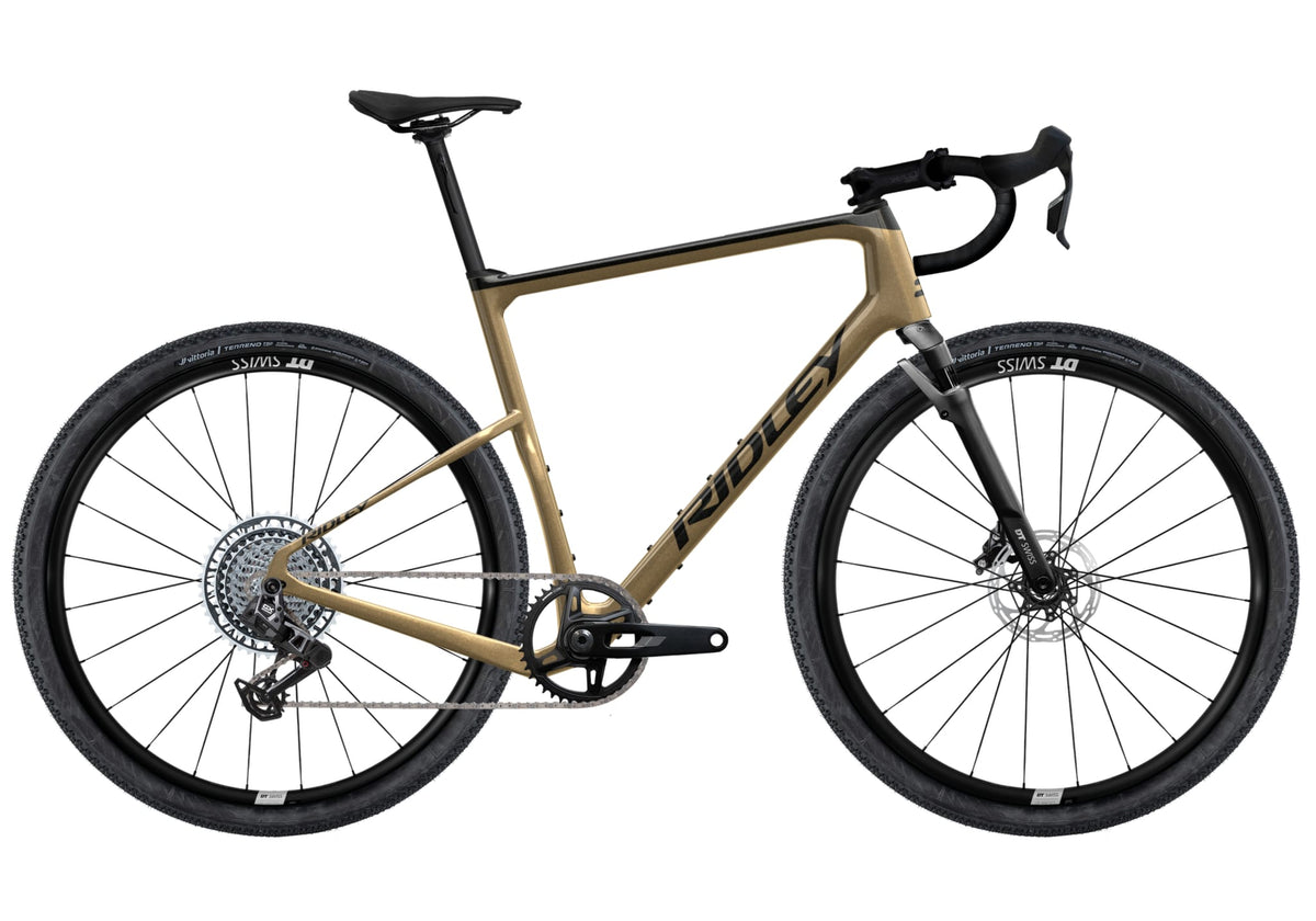 Ridley Kanzo Adventure SRAM Rival AXS - Transmission GX 1x12 – Desert Dune Metallic / Black Metallic