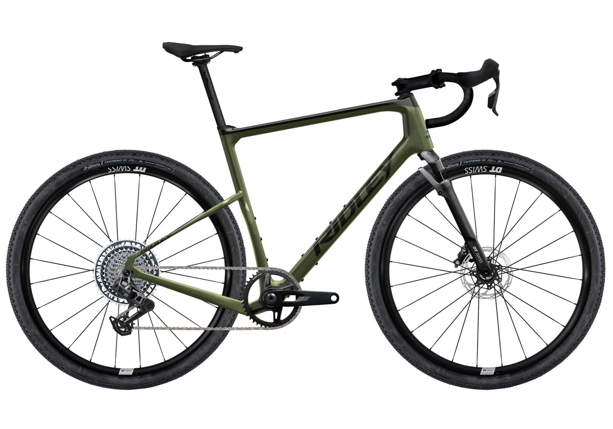 Ridley Kanzo Adventure SRAM Rival AXS - Transmission GX 1x12 – Army Green Metallic / Black