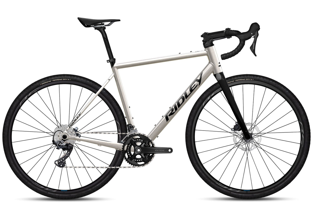 Ridley Grifn A Gravel Shimano GRX600 2x12 – Silver Chain Grey / Black