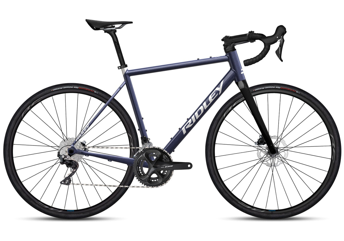 Ridley Grifn A Road Shimano 105 - 2x12 – Dark Violet Chameleon / Silver