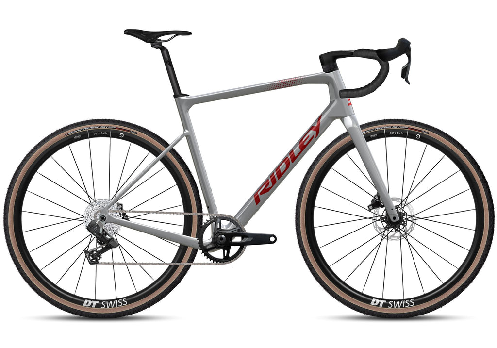 Ridley Grifn Gravel SRAM Rival XPLR 1x13 – Battleship Grey / Candy Red Metallic