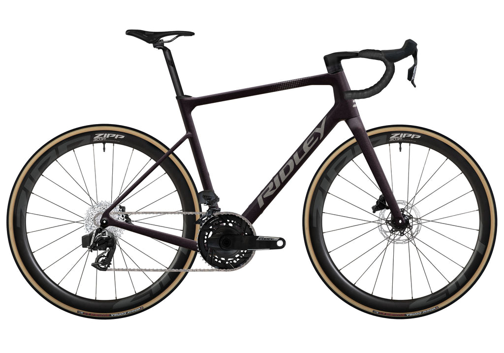 Ridley Grifn Road SRAM Force AXS 2x12 – Dark Plum Metallic / Autumn Grey Metallic