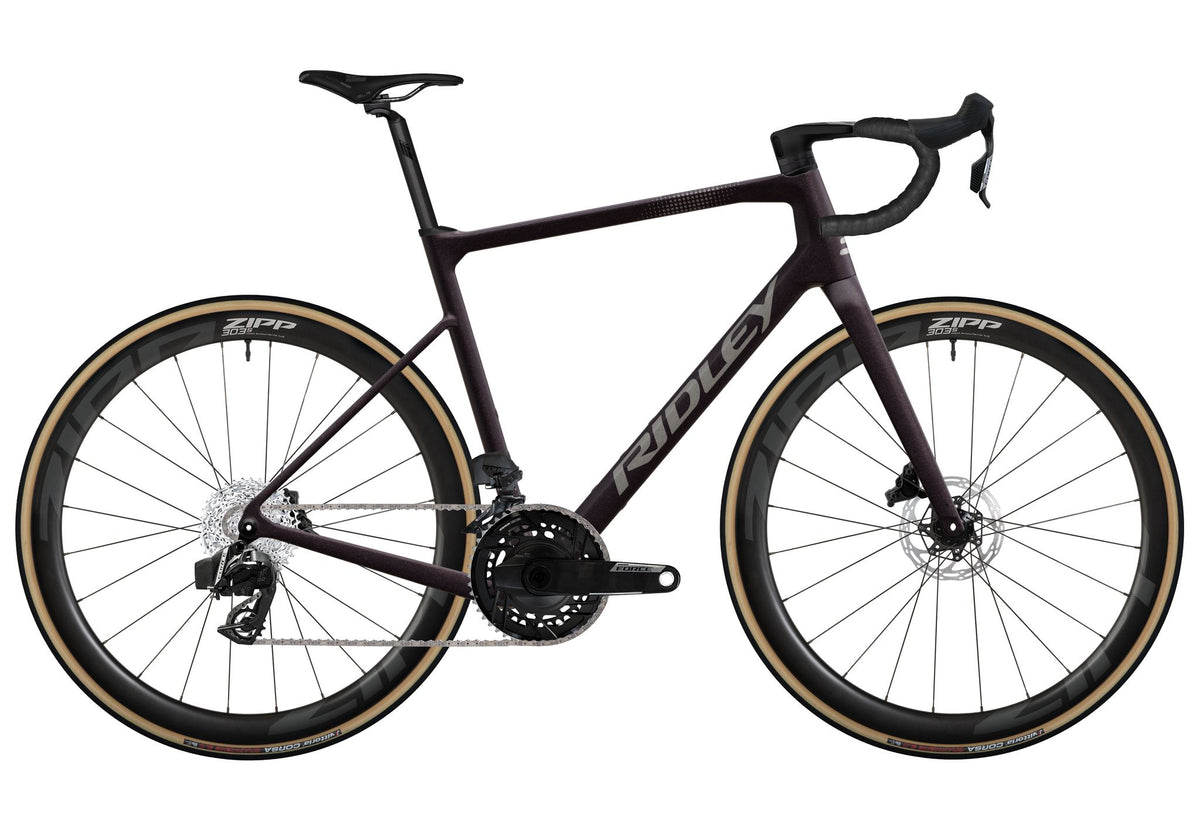Ridley Grifn Road SRAM Force AXS 2x12 – Dark Plum Metallic / Autumn Grey Metallic