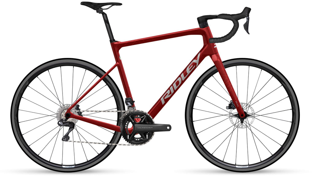 Ridley Grifn Gravel Shimano GRX600 2x12 – Candy Red Metallic Silver
