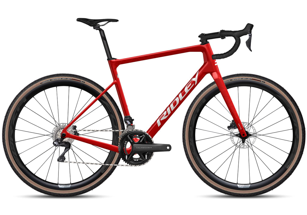 Ridley Grifn Road Shimano Ultegra DI2 2x12 – Candy Red Metallic Silver